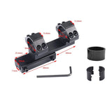 One-piece scope mount with 11mm rail and 30 – 25.4mm rings