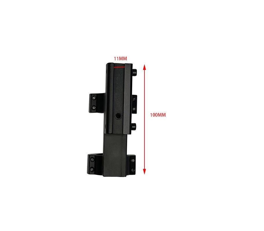 One-piece scope mount with 11mm rail and 30 – 25.4mm rings