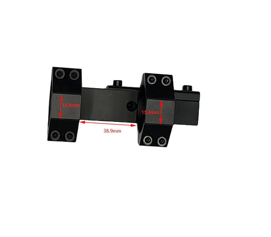 One-piece scope mount with 11mm rail and 30 – 25.4mm rings