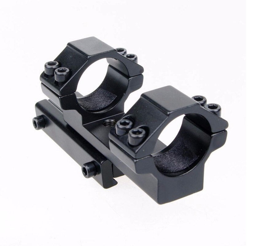 One-piece scope mount with 11mm rail and 30 – 25.4mm rings