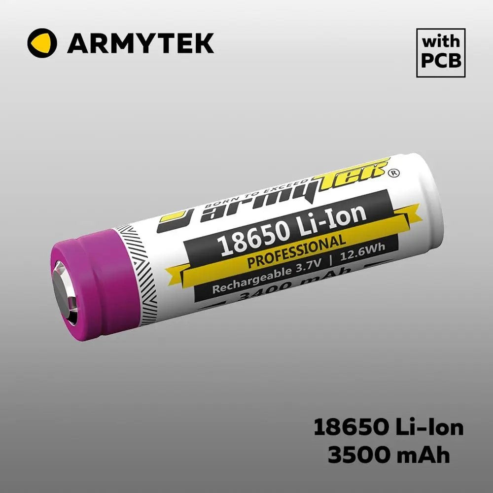 ARMYTEK akumulators 18650 LI 3500MAH