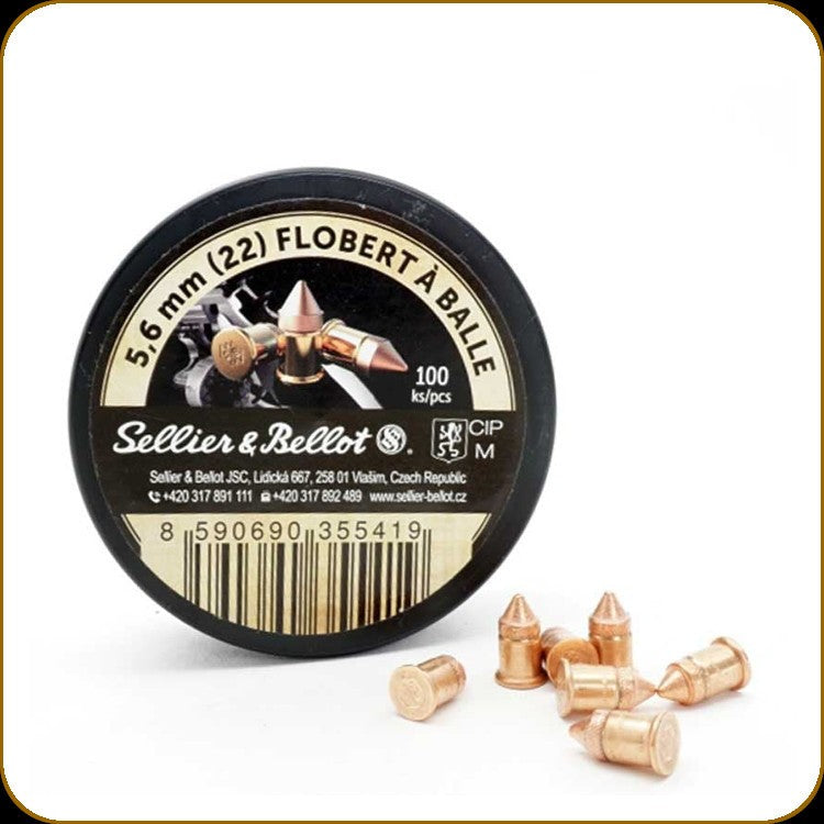 Patronas Sellier&Bellot 5,6mm (22) Flobert