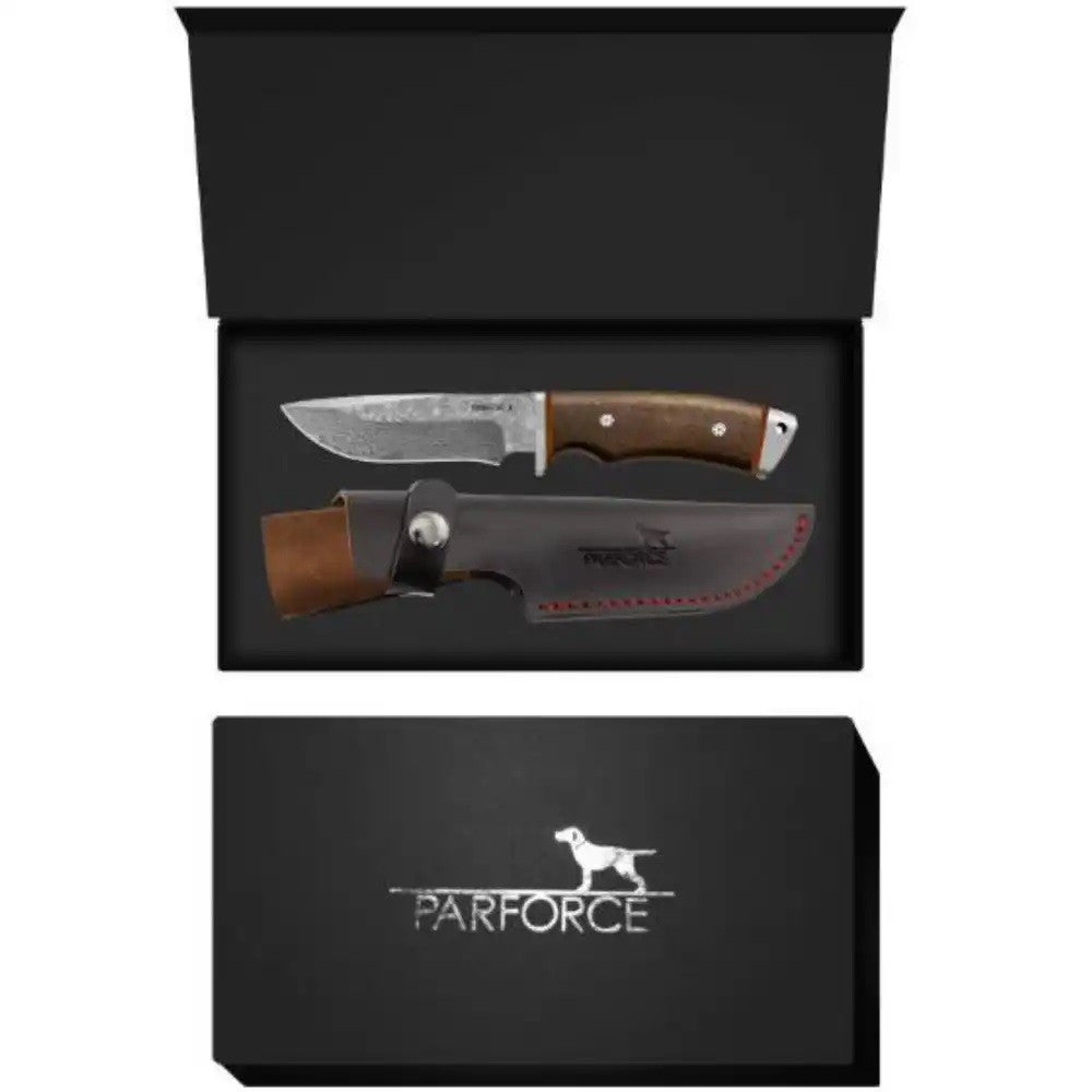 Damascus steel knife Parforce Pecora