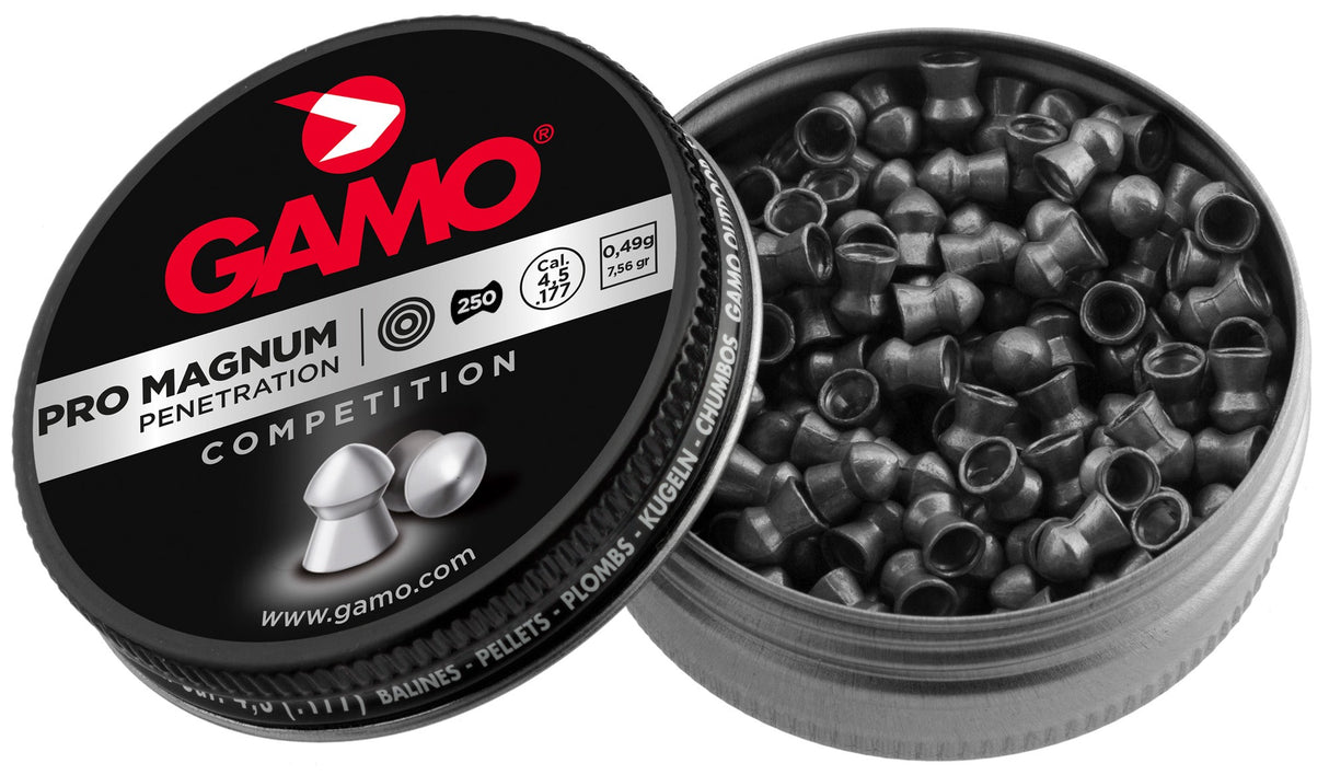 Gamo Pro Magnum air rifle pellets 4.5 cal.