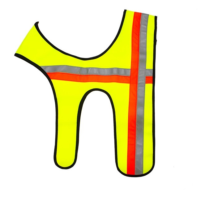 Brightly coloured PVC dog vest Classic Size 00
