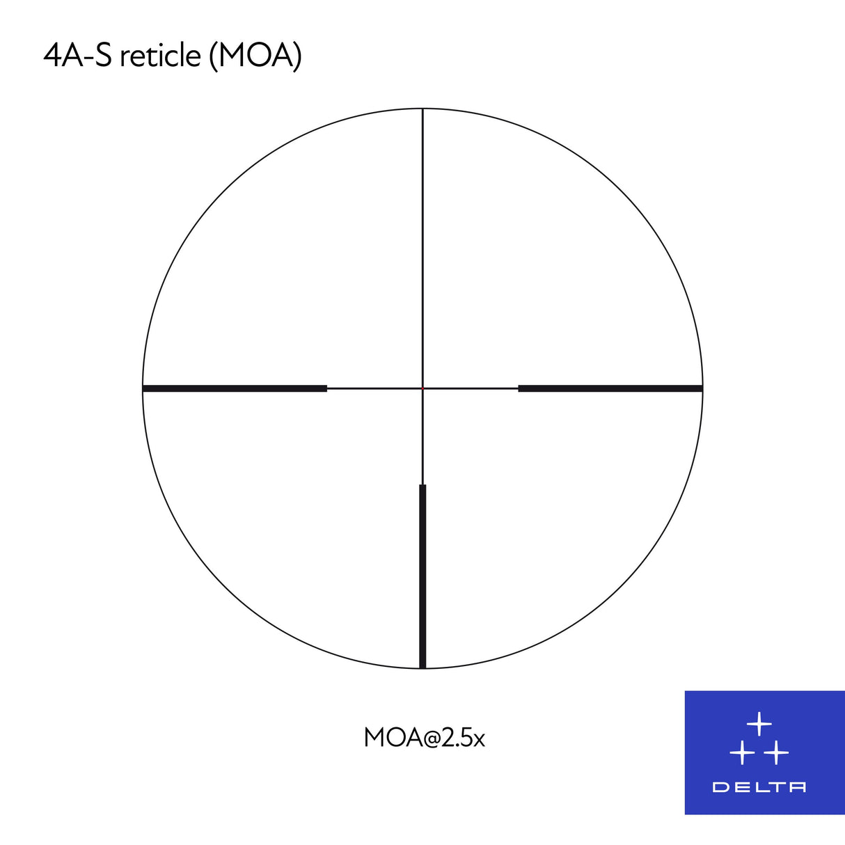 Rifle scope Delta Titanium 2.5-15x56 HD 4A S