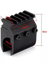 Picatinny mount for smoothbore shotgun