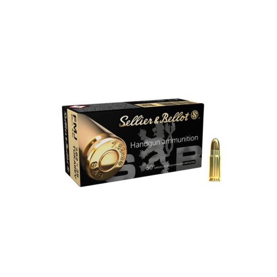 Cartridge Sellier&Bellot 7.62x25 Tokarev FMJ 5.5g