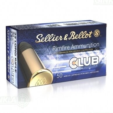 Ammunition Sellier&Bellot 22LR CLUB 2.56g