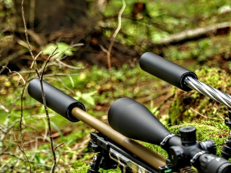 JAKI skaņas un atsitiena slāpētājs TITANIUM SUPER .300 Magnum kalibriem