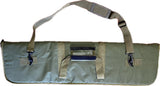Canvas case for smoothbore gun with fleece barrel sleeve 85 x 22 x 4.5 cm