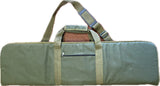 Canvas case for smoothbore gun with fleece barrel sleeve 85 x 22 x 4.5 cm