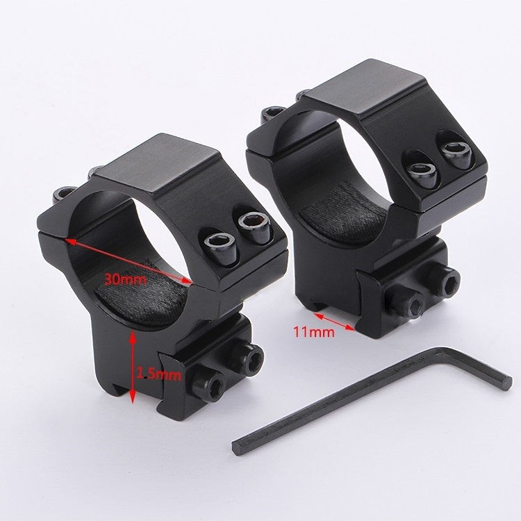 Optiskā tēmekļa stiprinājums 30 mm ar 11 mm piestiprināšanu