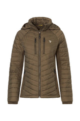 Impregnated against ticks ROVINCE women's jacket Padded Green Women