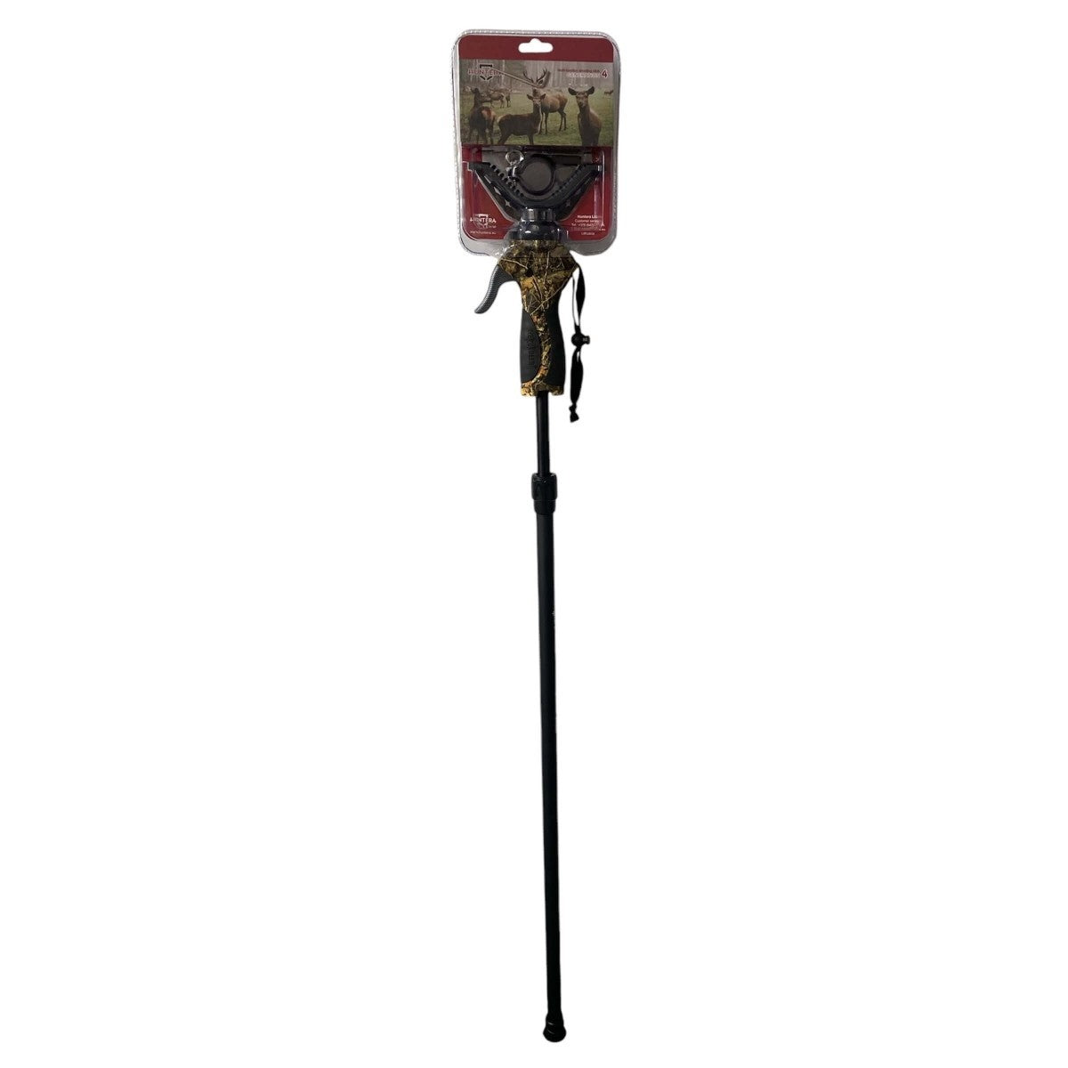 Huntera GEN4 one-legged shooting stick with quick-release mechanism.