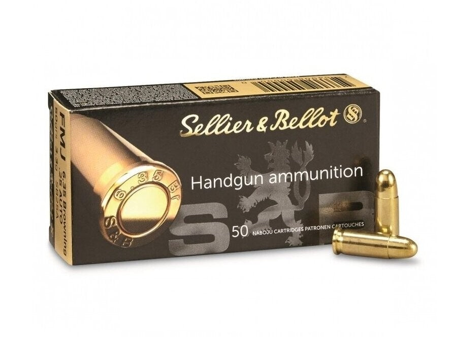 Ammunition Sellier&Bellot 6.35 BROWNING/ 25 AUTO 3.3 g