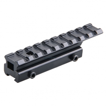 PICATINNY BASE DOVETAIL TO WEAVER RAIL EXTENDED RISER MOUNT VECTOR OPTICS SCRA-31
