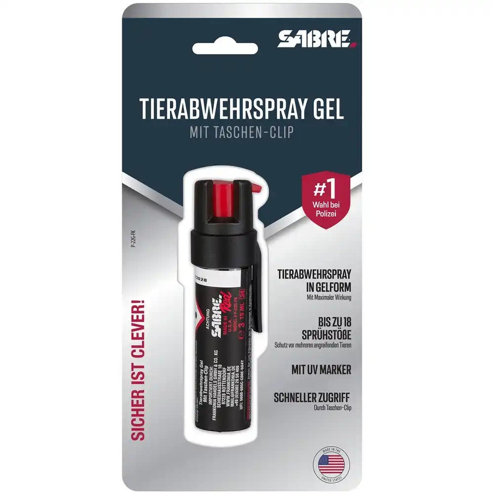 Pepper Spray SABRE GEL WITH UV MARKING DYE 19 ml
