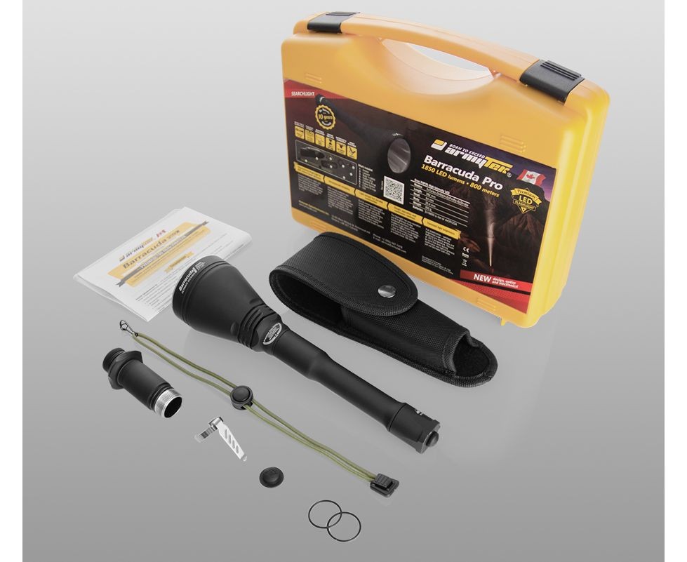 Flashlight ARMYTEK BARRACUDA PRO V2, cool white