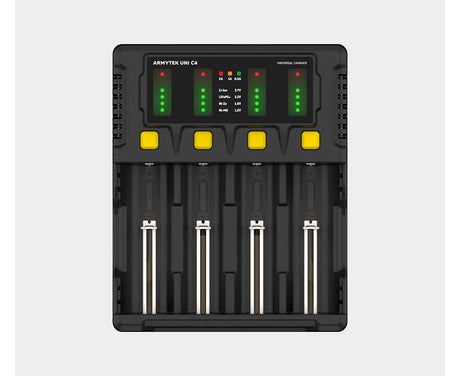 Universalus baterijų įkroviklis ARMYTEK UNI C4