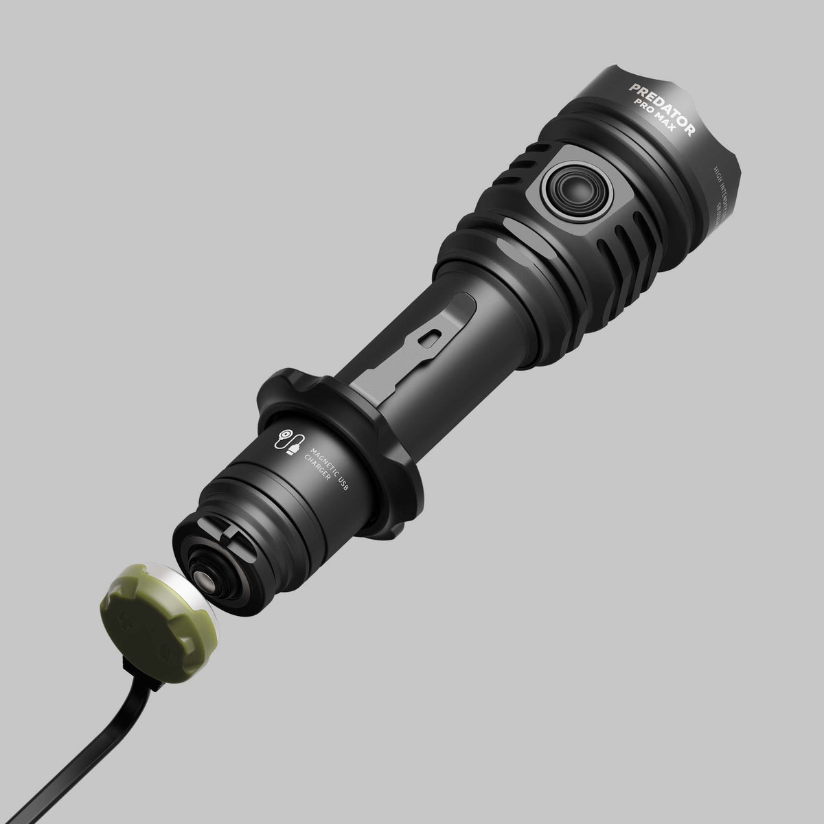 Armytek Predator Pro Max Magnet USB PCB White prožektorius