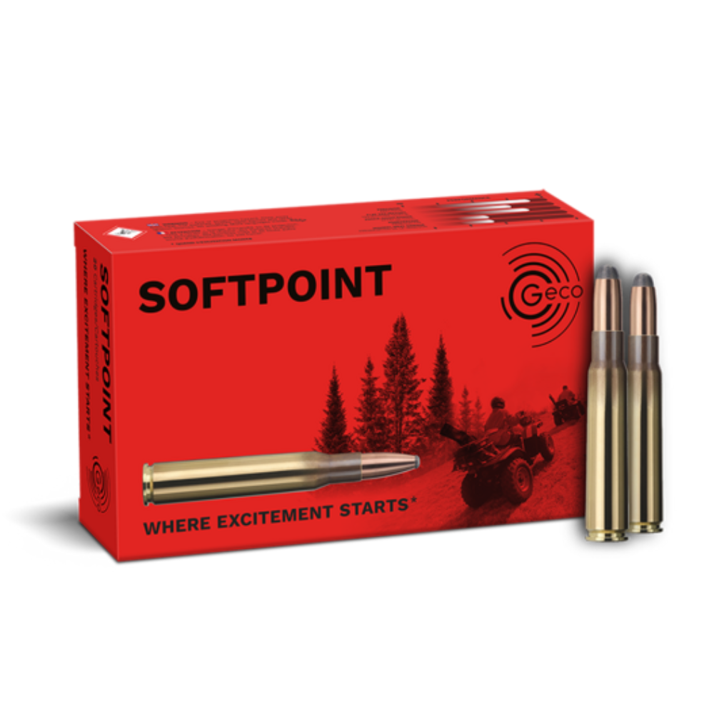 ŠOVINIAI GECO 9.3×62 TMR SOFTPOINT 16.5g/255gr