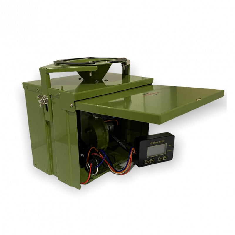 Automatinis vienkryptis pašaro barstytuvas „HUNTERA FeedPro M3“ (12 V, su 2 varikliais)