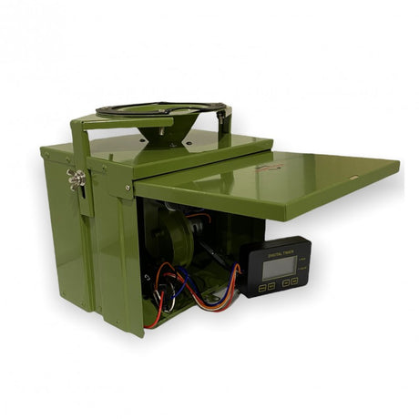 Automatinis vienkryptis pašaro barstytuvas „HUNTERA FeedPro M3“ (12 V, su 2 varikliais)