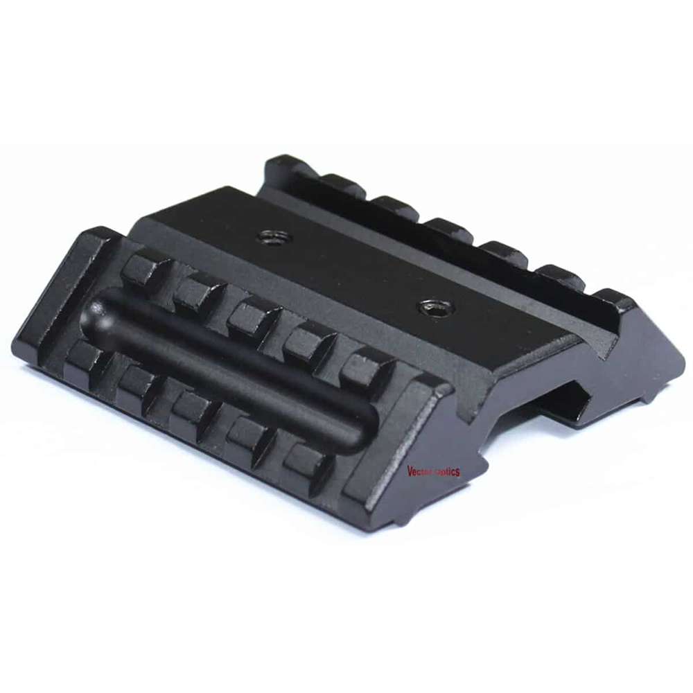 PICATINNY PAGRINDAS OFFSET DUAL PICATINNY RAIL MOUNT BASE VECTOR OPTICS
